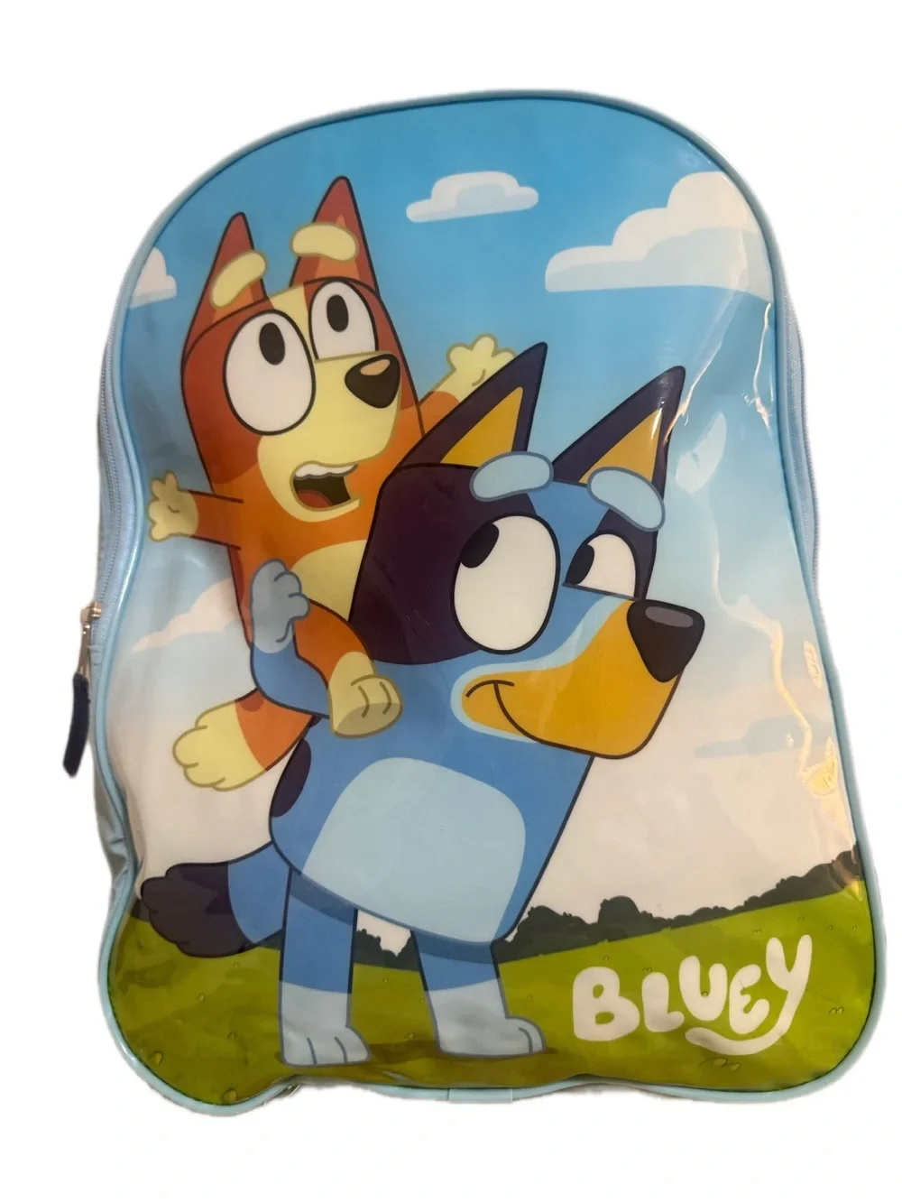 Blue Kids Backpack and Lunch Bag Set with Cartoon Characters